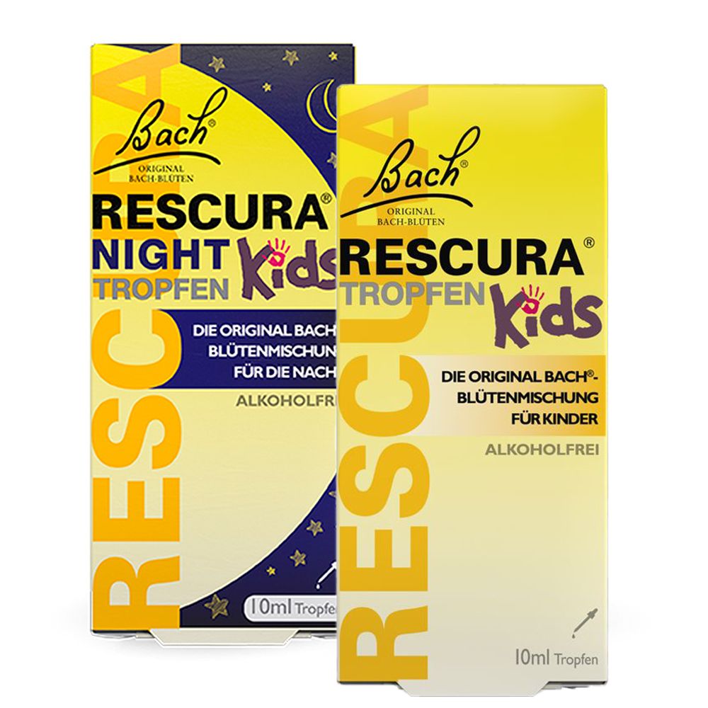 Bach® Rescura™ Tropfen Kids alkoholfrei + Bach® Rescura® Night Kids