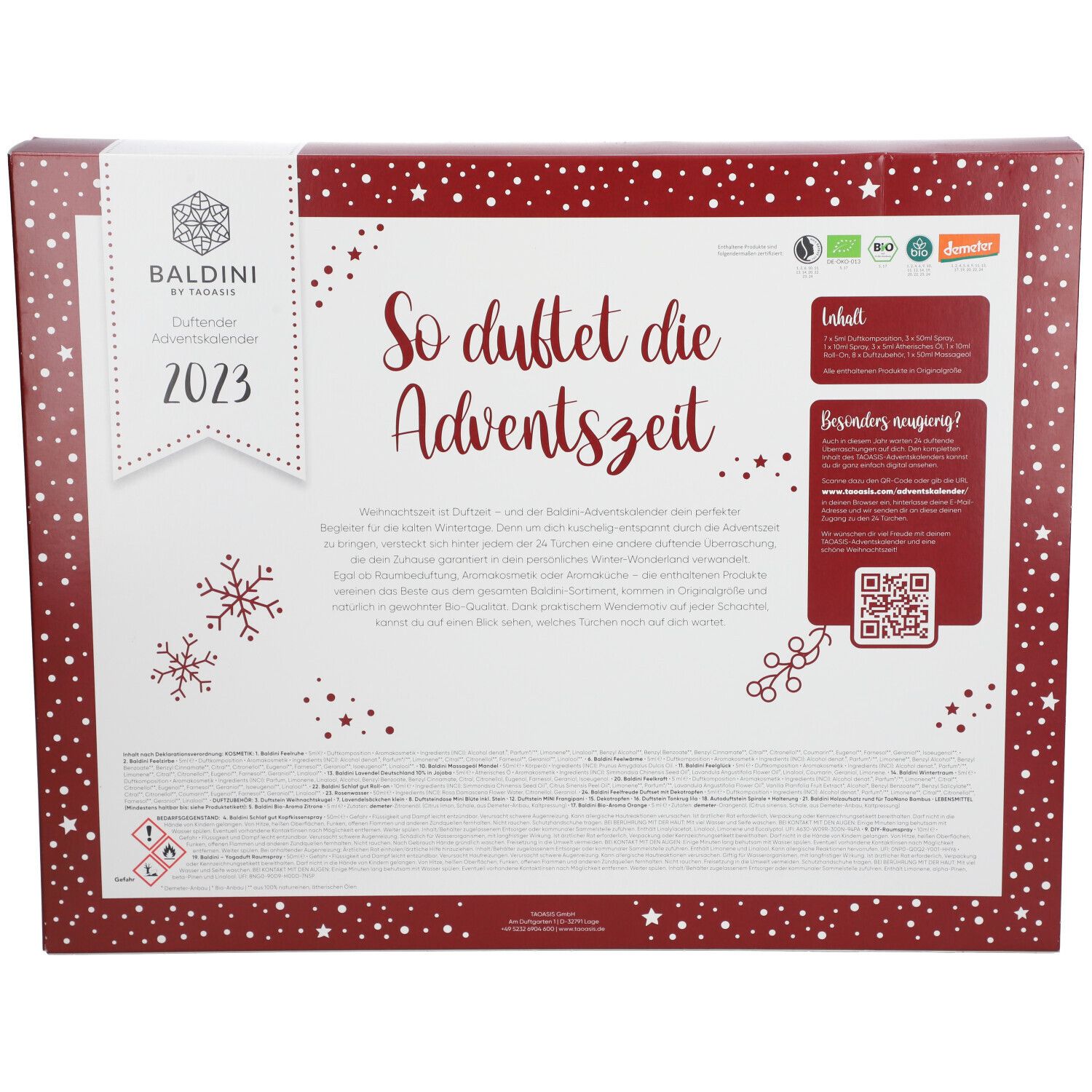 BALDINI by TAOASIS Adventskalender 2023