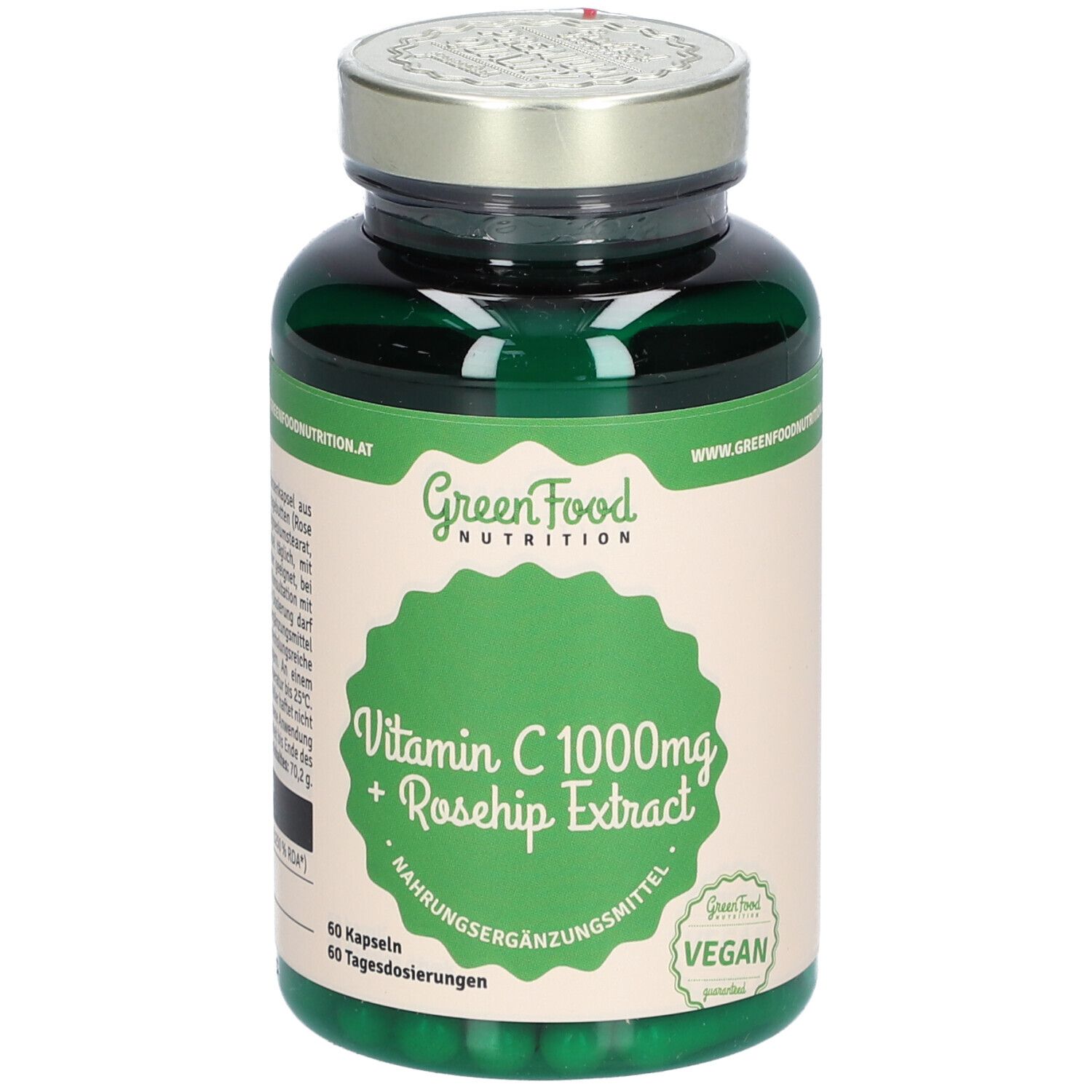 GreenFood Nutrition Vitamin C 1000 + Hagebutten Extrakt