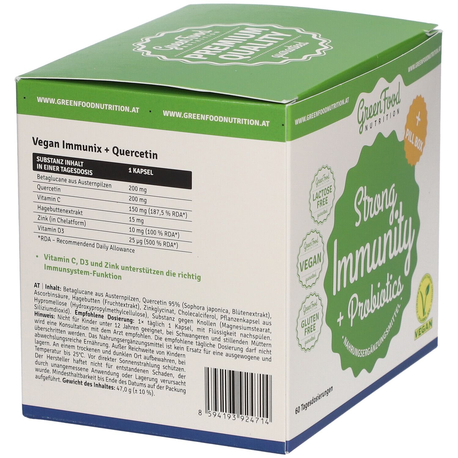 GreenFood Nutrition Strong Immunity + Probiotics 1 St Kapseln