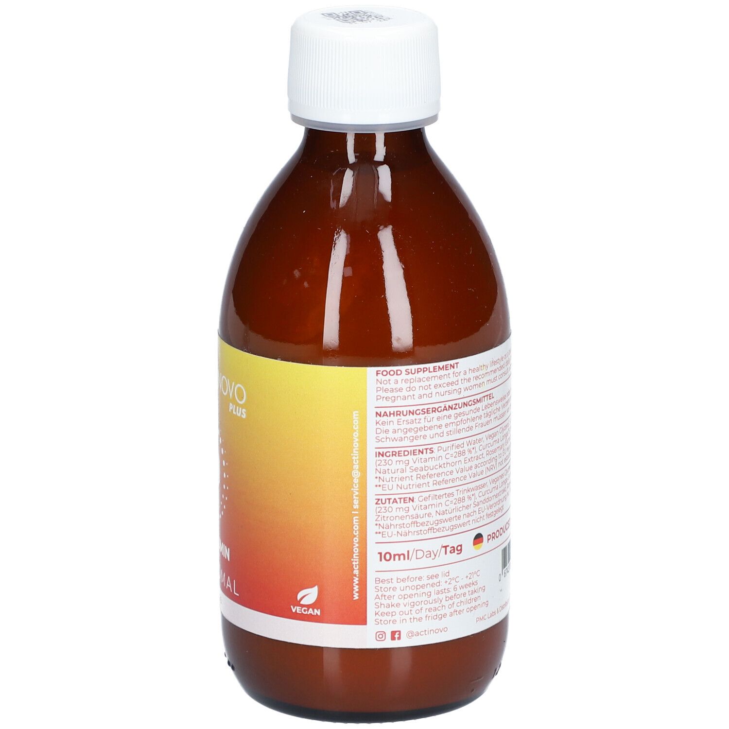 ACTINOVO PLUS Liposomales Curcumin Mango