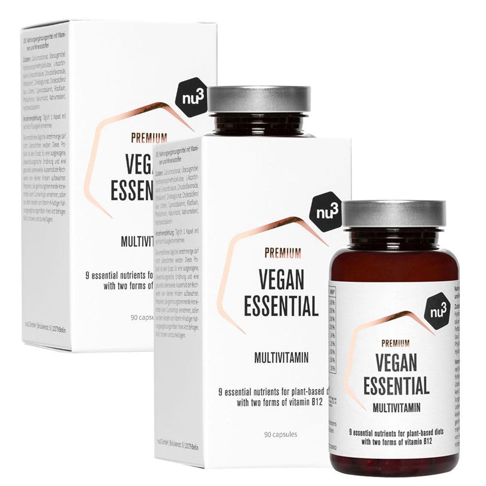 nu3 Premium Vegan Essential Multivitamin