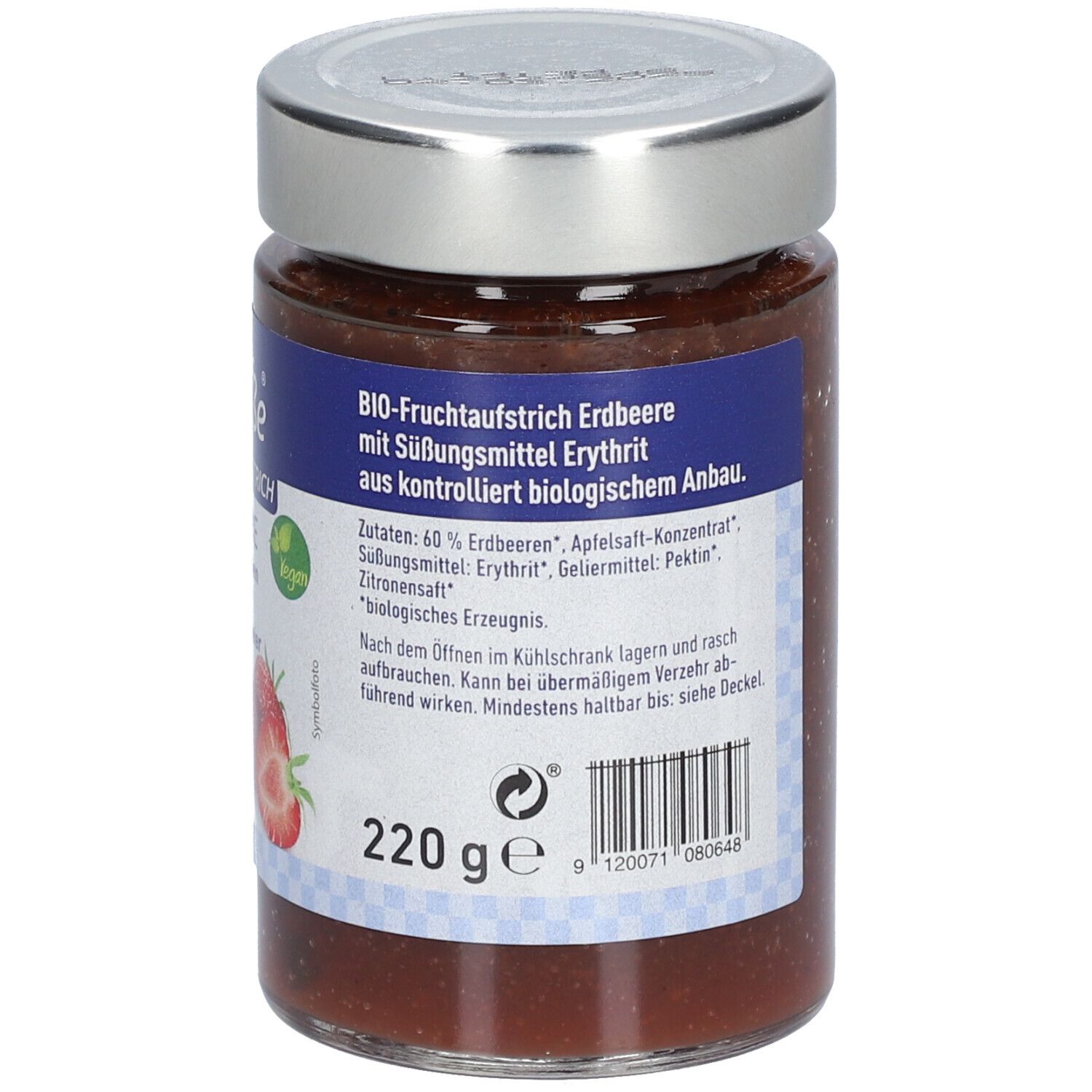 BIOSÜSSE Bio-Fruchtaufstrich Erdbeere