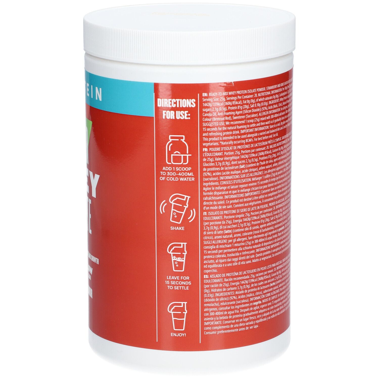 MyProtein Clear Whey Protein Pulver Stawberry Kiwi