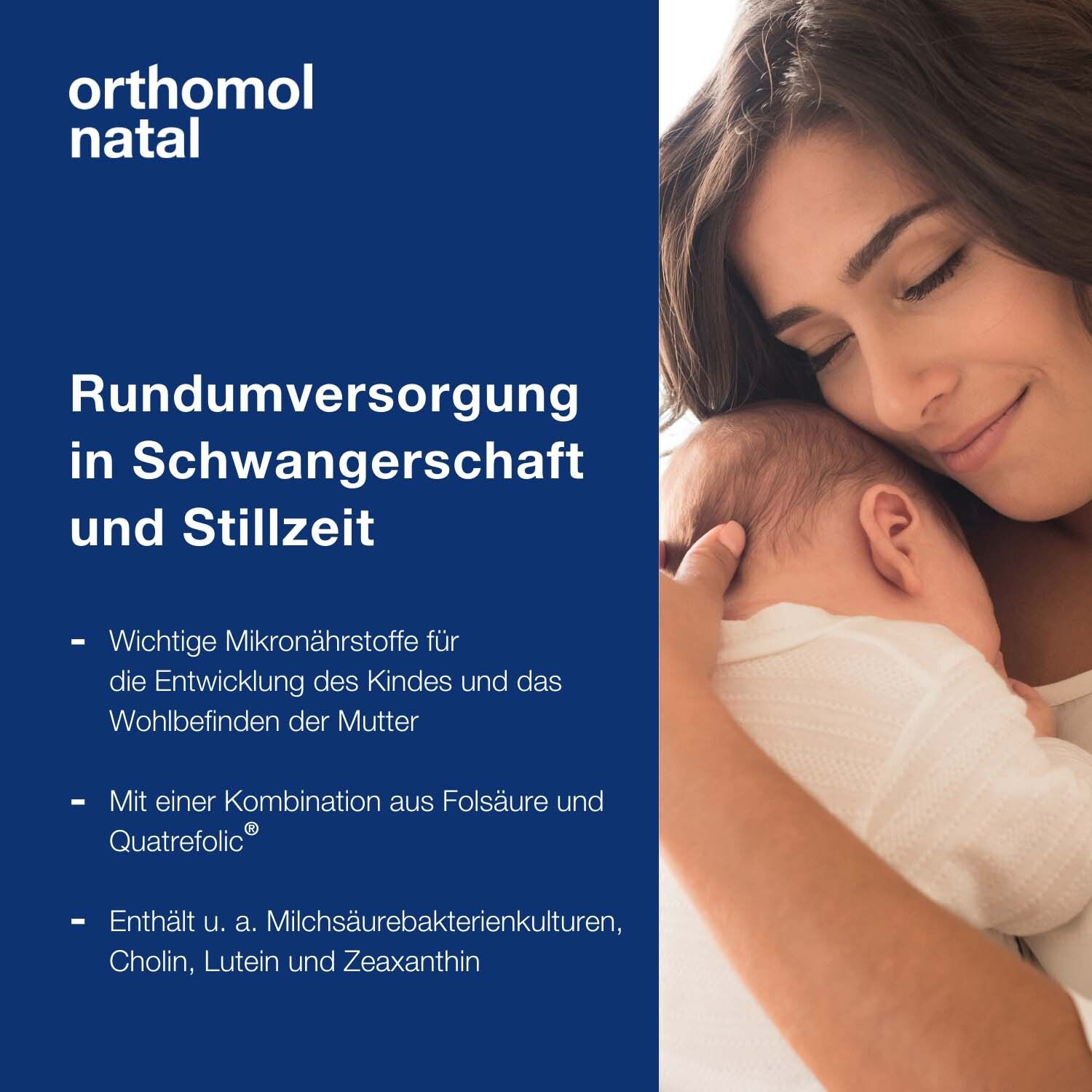 Orthomol Natal Tabletten/Kapseln - Mikronährstoffe für Schwangerschaft und Stillzeit