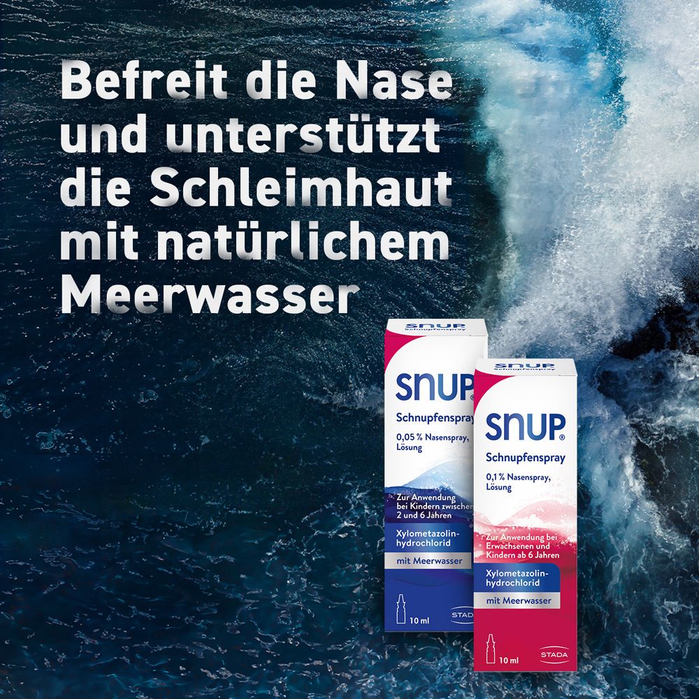 SNUP® Schnupfenspray mit Meerwasser und Xylometazolin