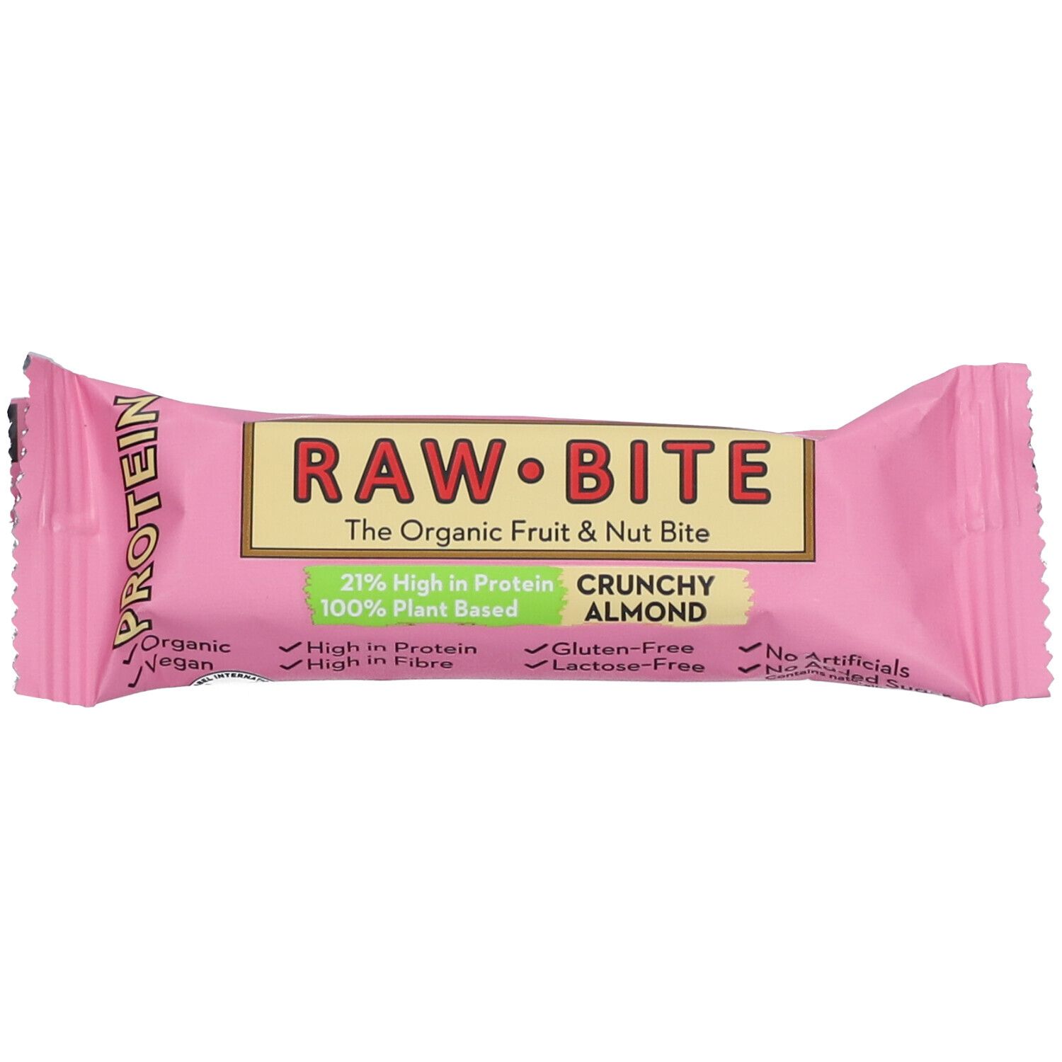 Rawbite - Protein Crunchy Almond Riegel, 45g 45 g Riegel