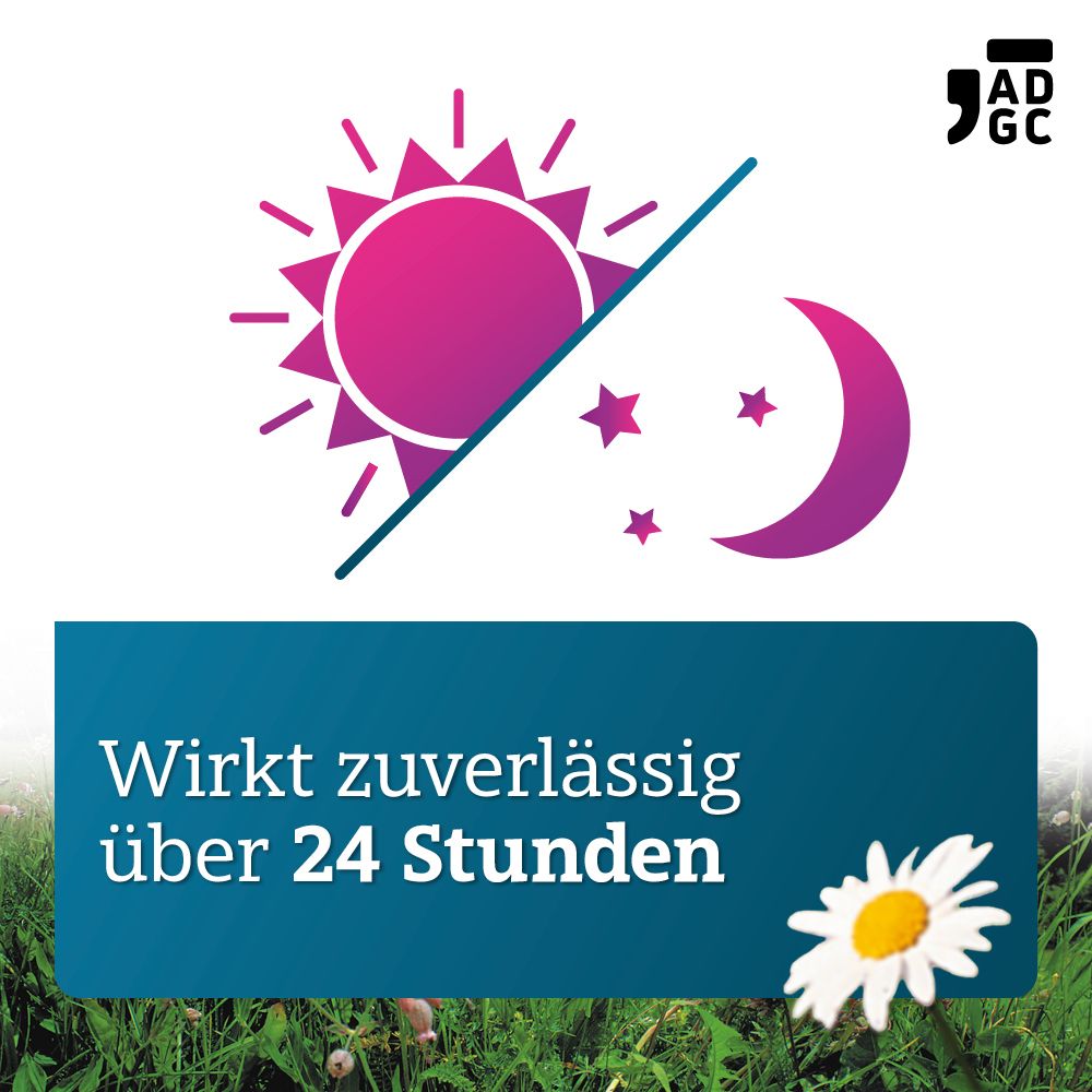 Lora ADGC® zur Linderung von Allergien, Heuschnupfen, Juckreiz und Hautrötung