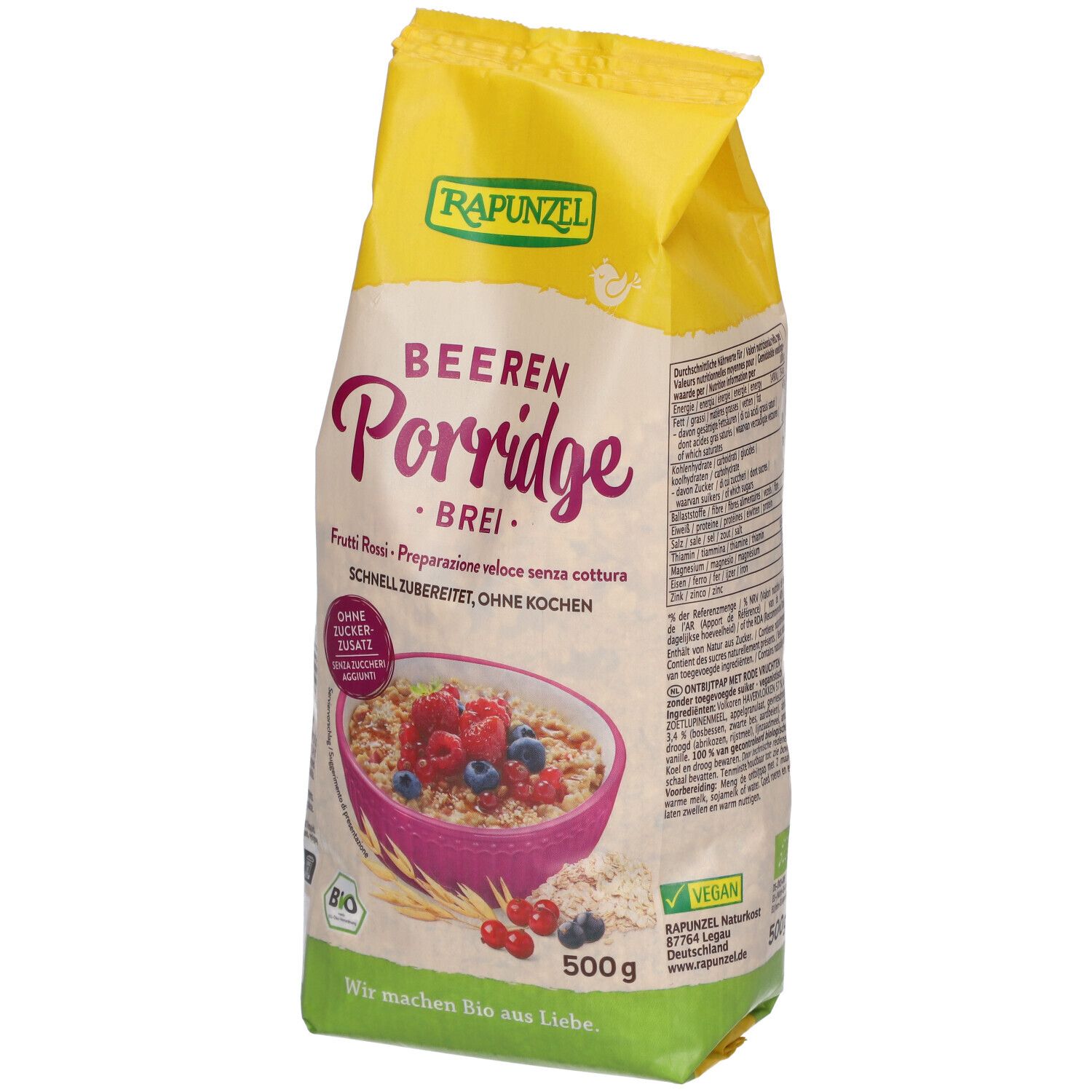 Rapunzel Beeren Porridge