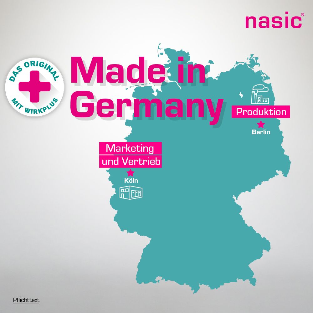 nasic® Nasenspray - Jetzt 10% mit dem Code klosterfrau2025 sparen*