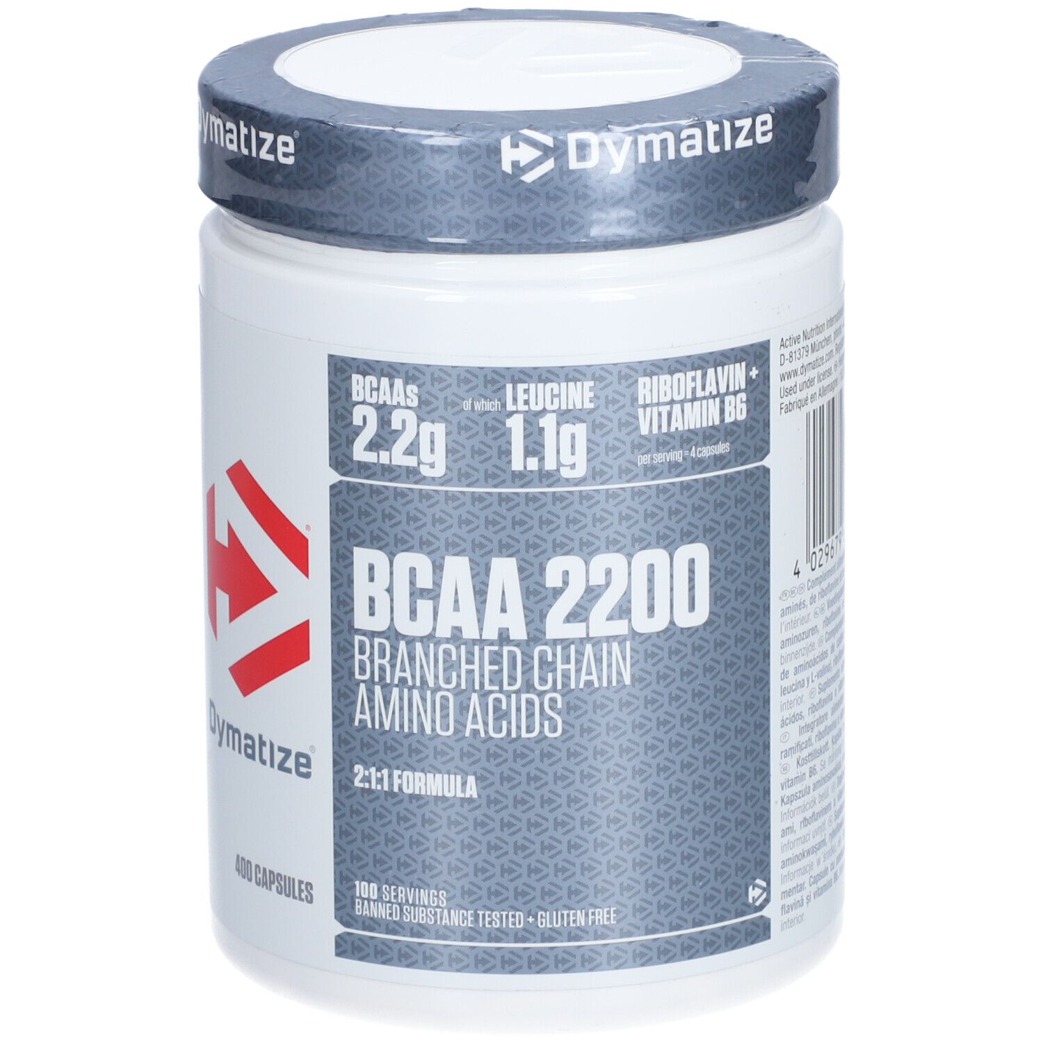 Dymatize Bcaa 2200 Branched Chain Amino Acids 400 St Kapseln