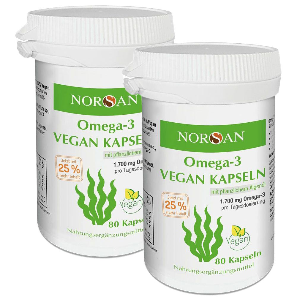 Norsan Omega-3 Vegan Algenöl Kapseln
