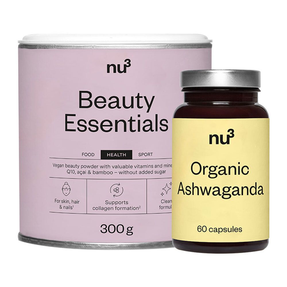 Image of nu3 Beauty Ashwagandha biologica + Beauty Essentials