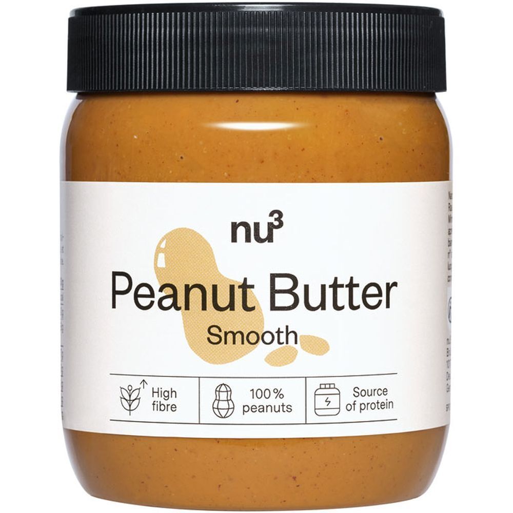 nu3 Erdnussbutter smooth 500 g Creme