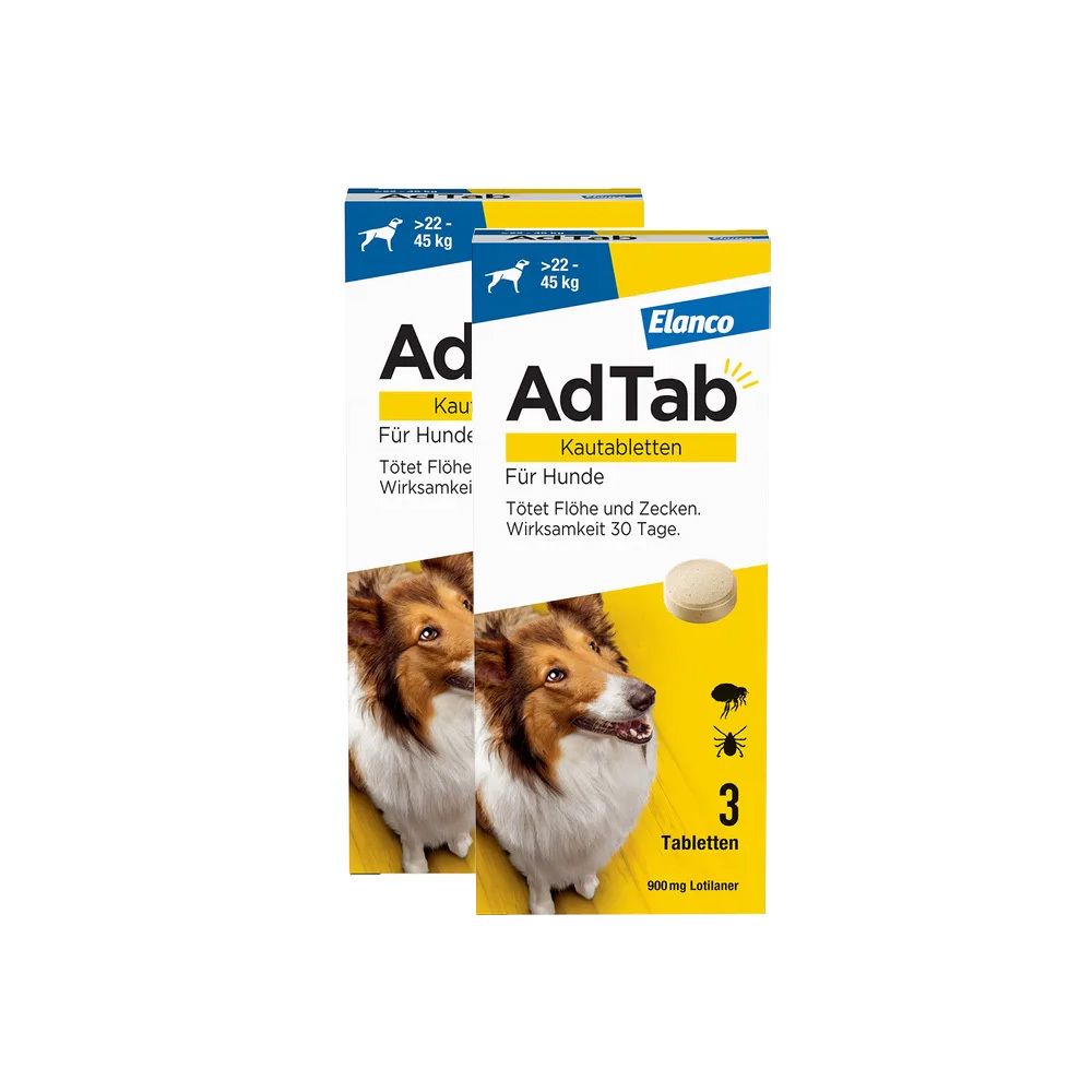 AdTab™ Hund über 22 bis 45 kg 900 mg