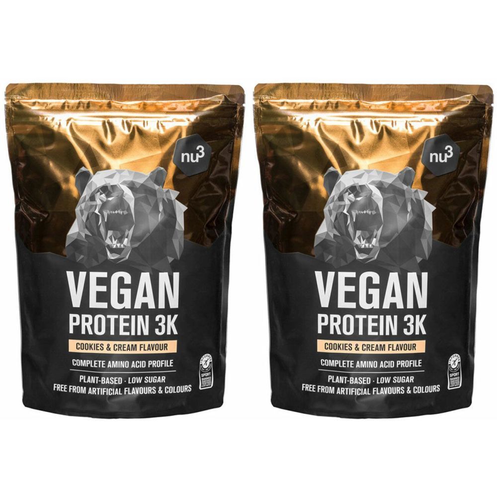 NU3 Vegan Protein 3K Shake, Cookies-Cream