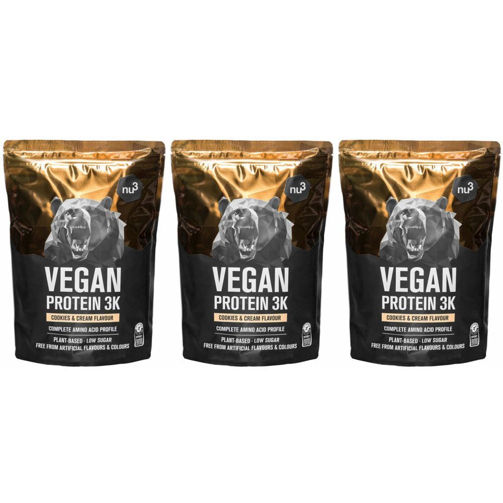 NU3 Vegan Protein 3K Shake, Cookies-Cream