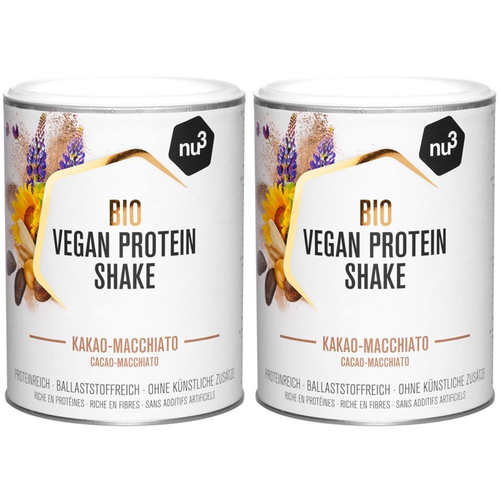 NU3 Bio Vegan Protein Shake Cacao-Macchiato