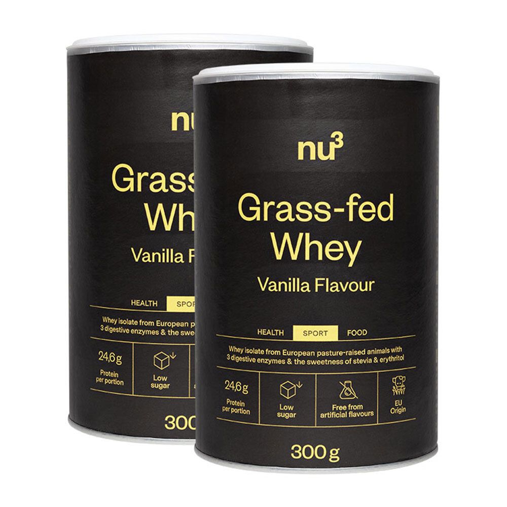 NU3 Grass-Fed Whey, Vanille