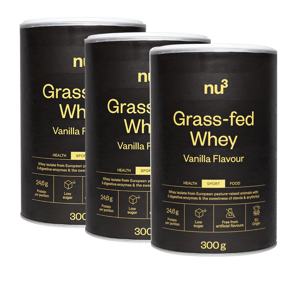 NU3 Grass-Fed Whey, Vanille