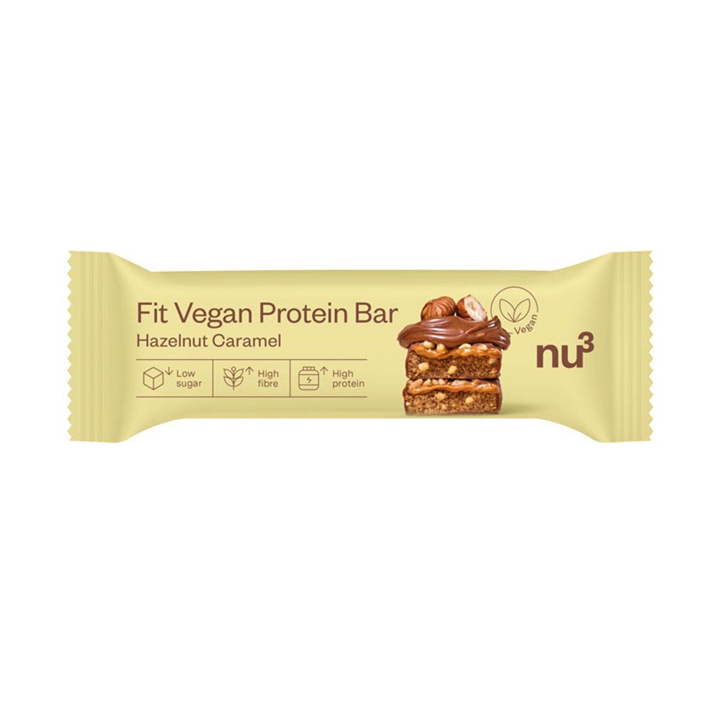 nu3 Fit Vegan Protein Bar Noisette-Caramel
