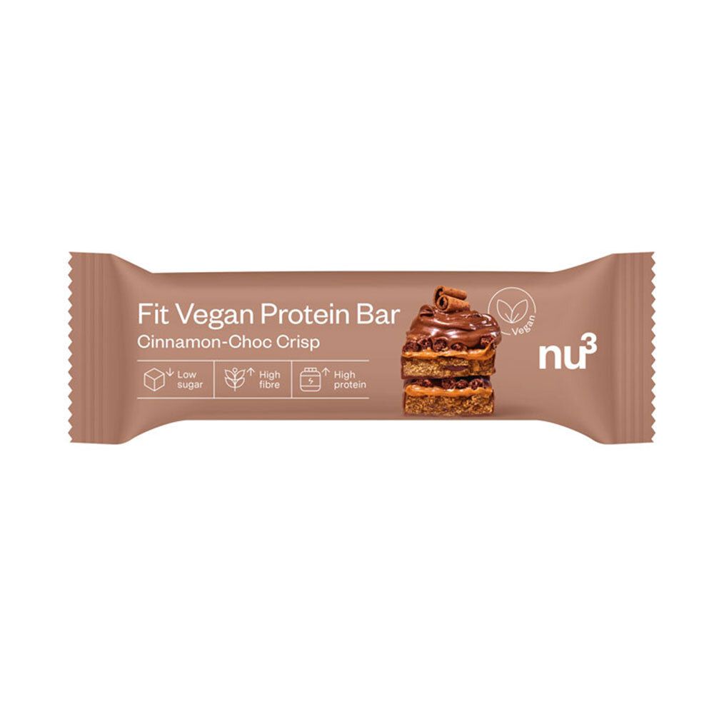 nu3 Fit Vegan Protein Bar Cannelle-Choco Crisp