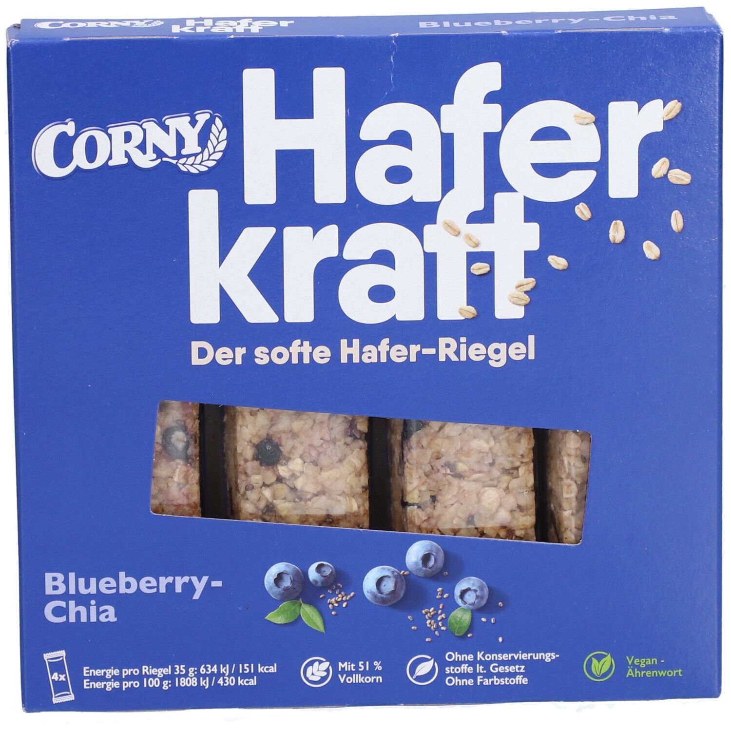 CORNY Haferkraft Blueberry-Chia