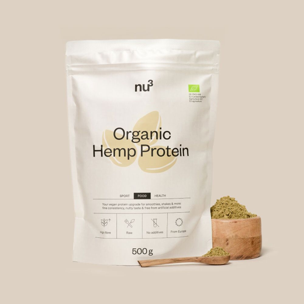 nu3 Bio Hanfprotein 500 g Pulver