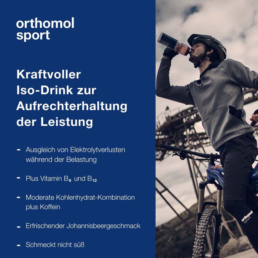Orthomol Sport perform - Elektrolyte für Leistungsfähigkeit während des Sports - mit Vitamin B12, Magnesium und Calcium - Granulat