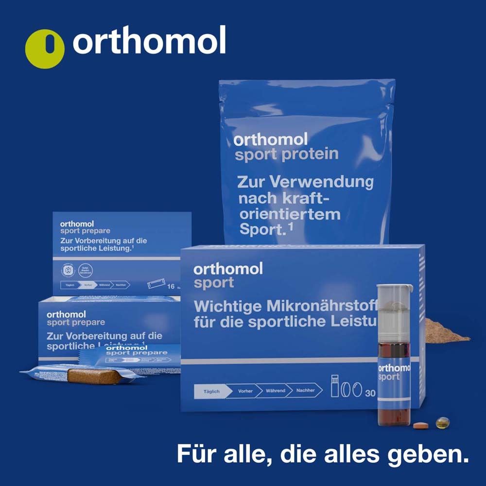 Orthomol Sport perform - Elektrolyte für Leistungsfähigkeit während des Sports - mit Vitamin B12, Magnesium und Calcium - Granulat