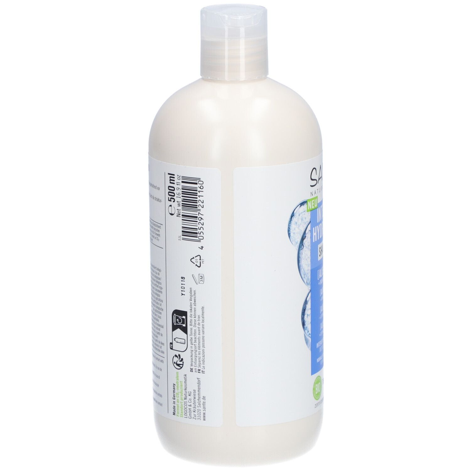 Int.dydration SHP Aloe Vera + Mango Extrakt 500 ml Shampoo