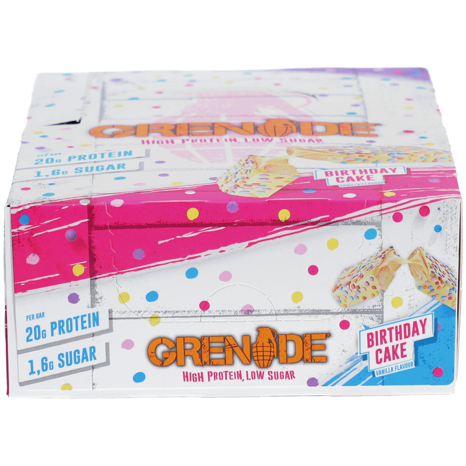 Grenade Birthday Cake Protein Bar
