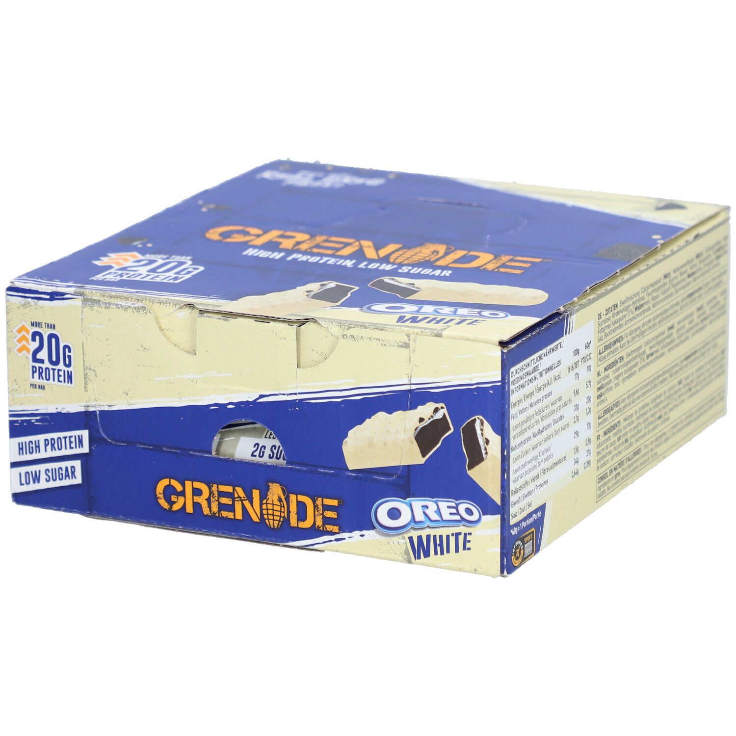 Grenade Oreo White 60g 12x60 g Riegel