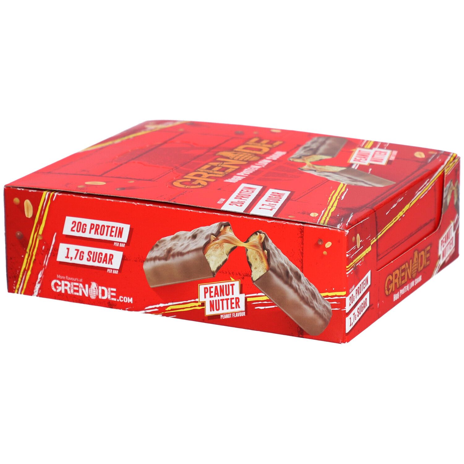 Grenade Peanut Nutter Flavour 60g 12x60 g Riegel