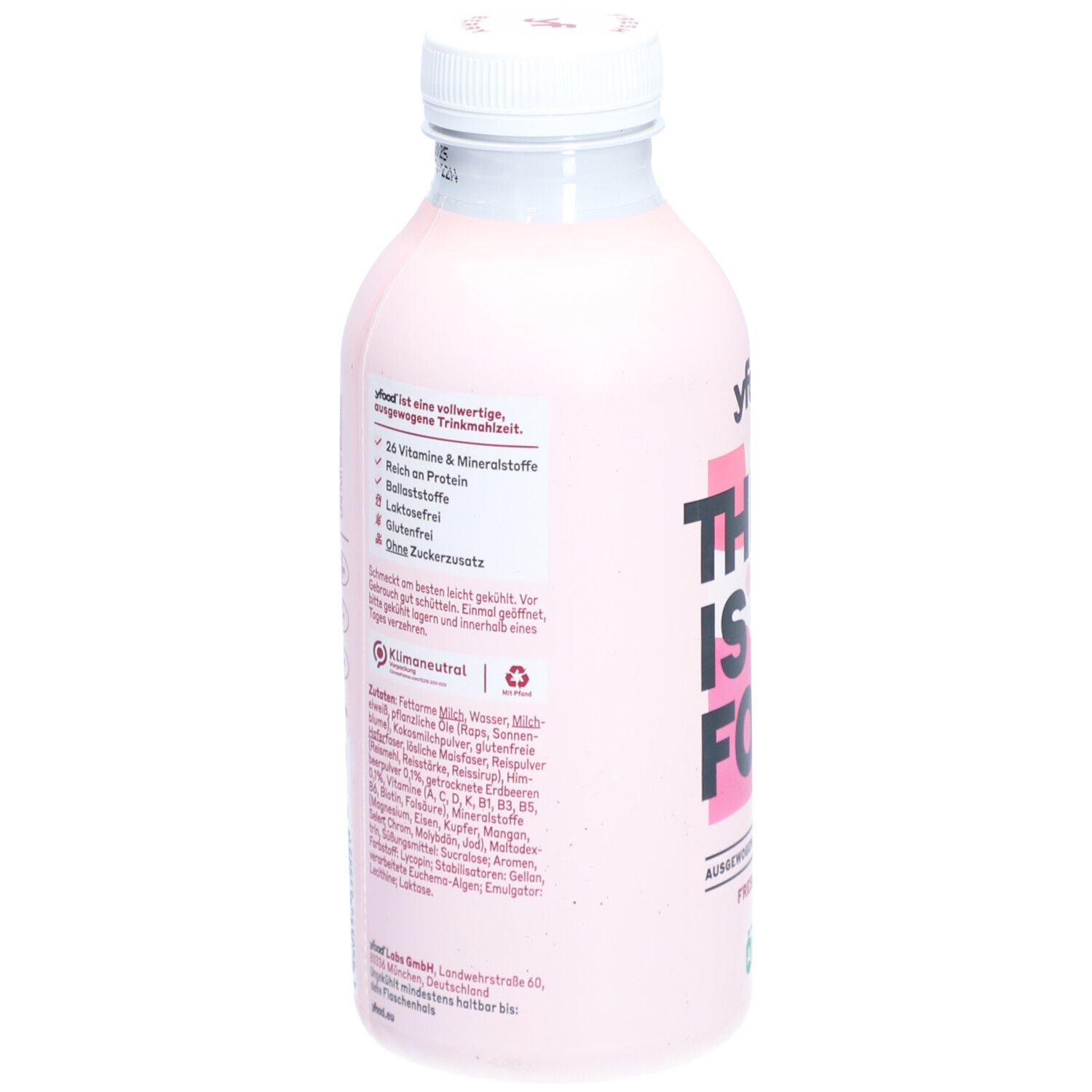 YFood Drink Fresh Berry 500 ml Trinklösung