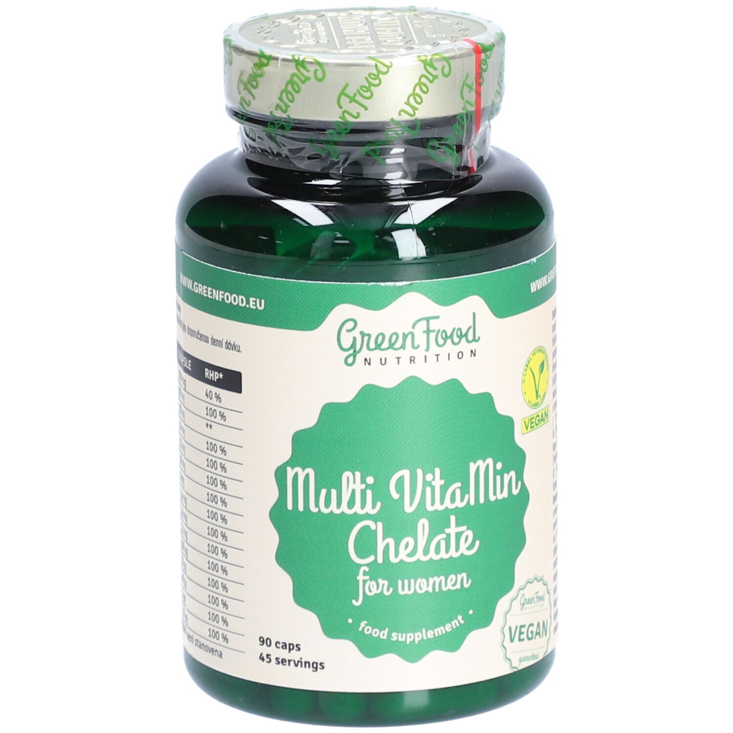 GreenFood NUTRITION Multi VitaMin Chelate for women