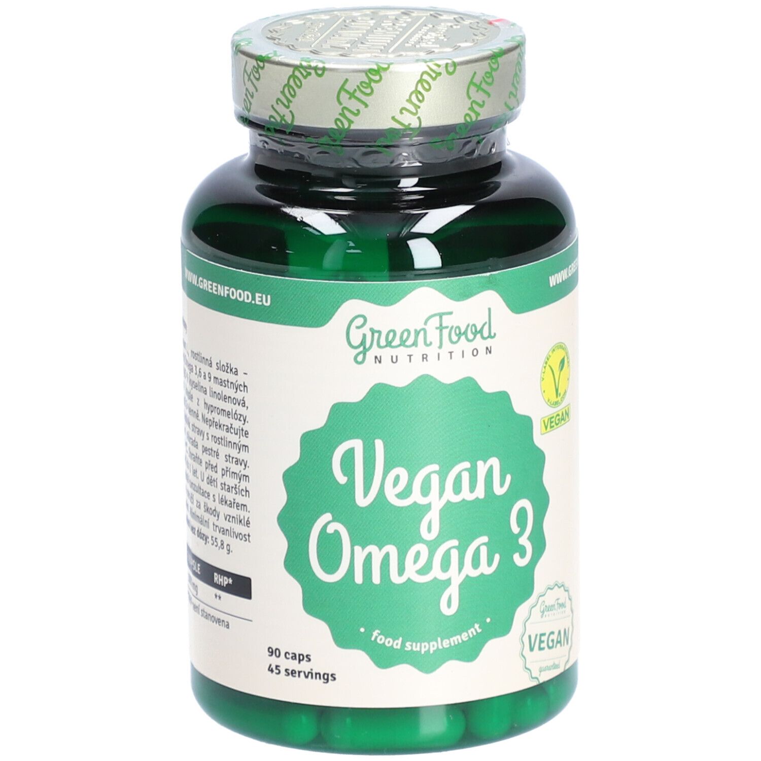 GreenFood NUTRITION Vegan Omega 3, 6, ,9