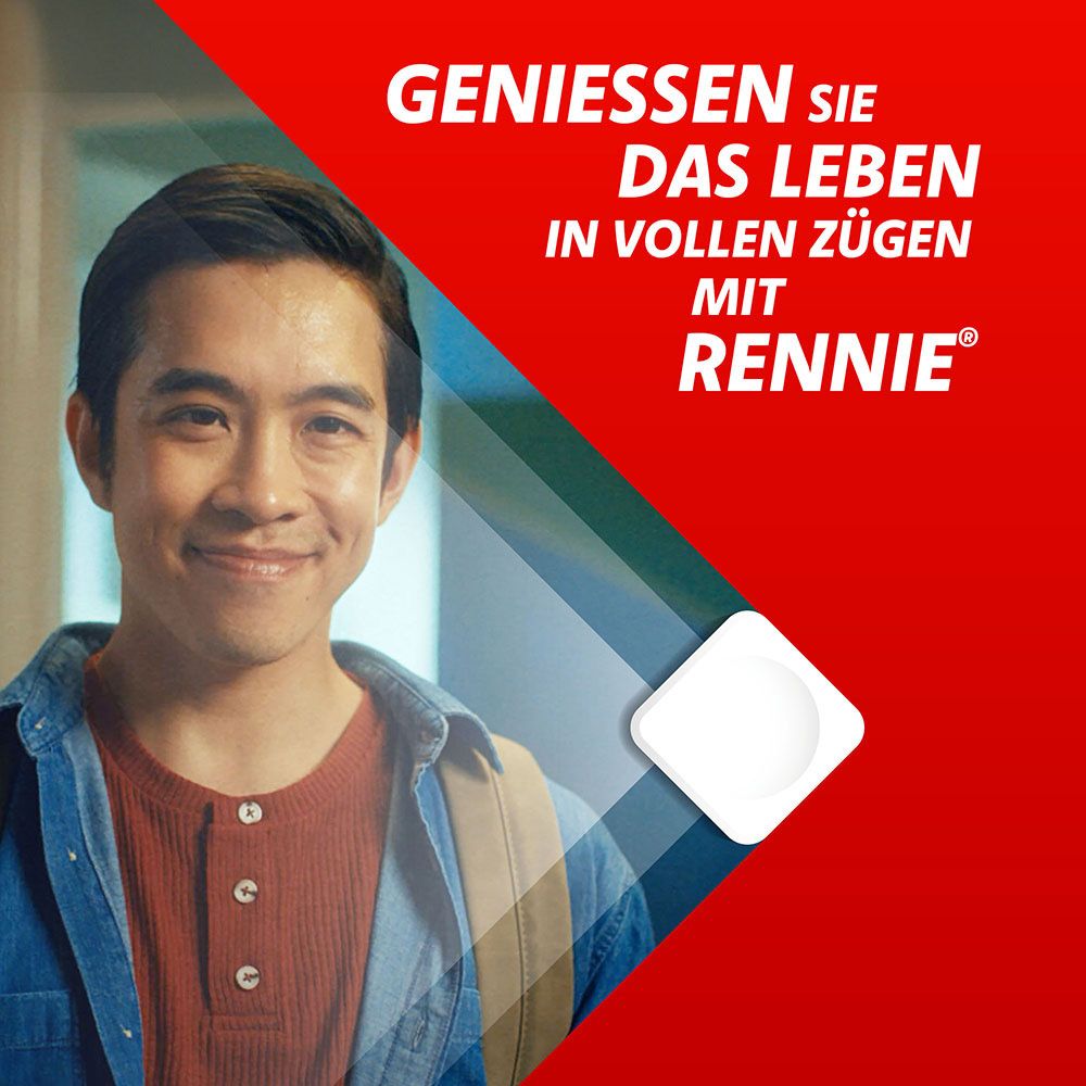Rennie® Fresh Kautabletten bei Sodbrennen