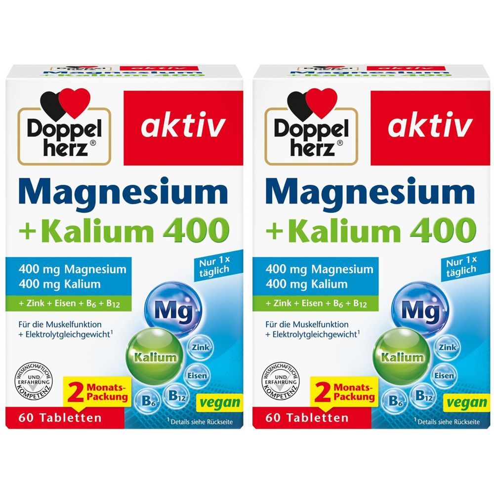 Doppelherz® aktiv Magnesium +Kalium 400