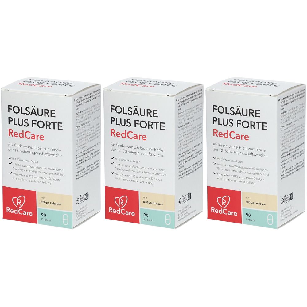 Redcare Folsäure Plus Forte