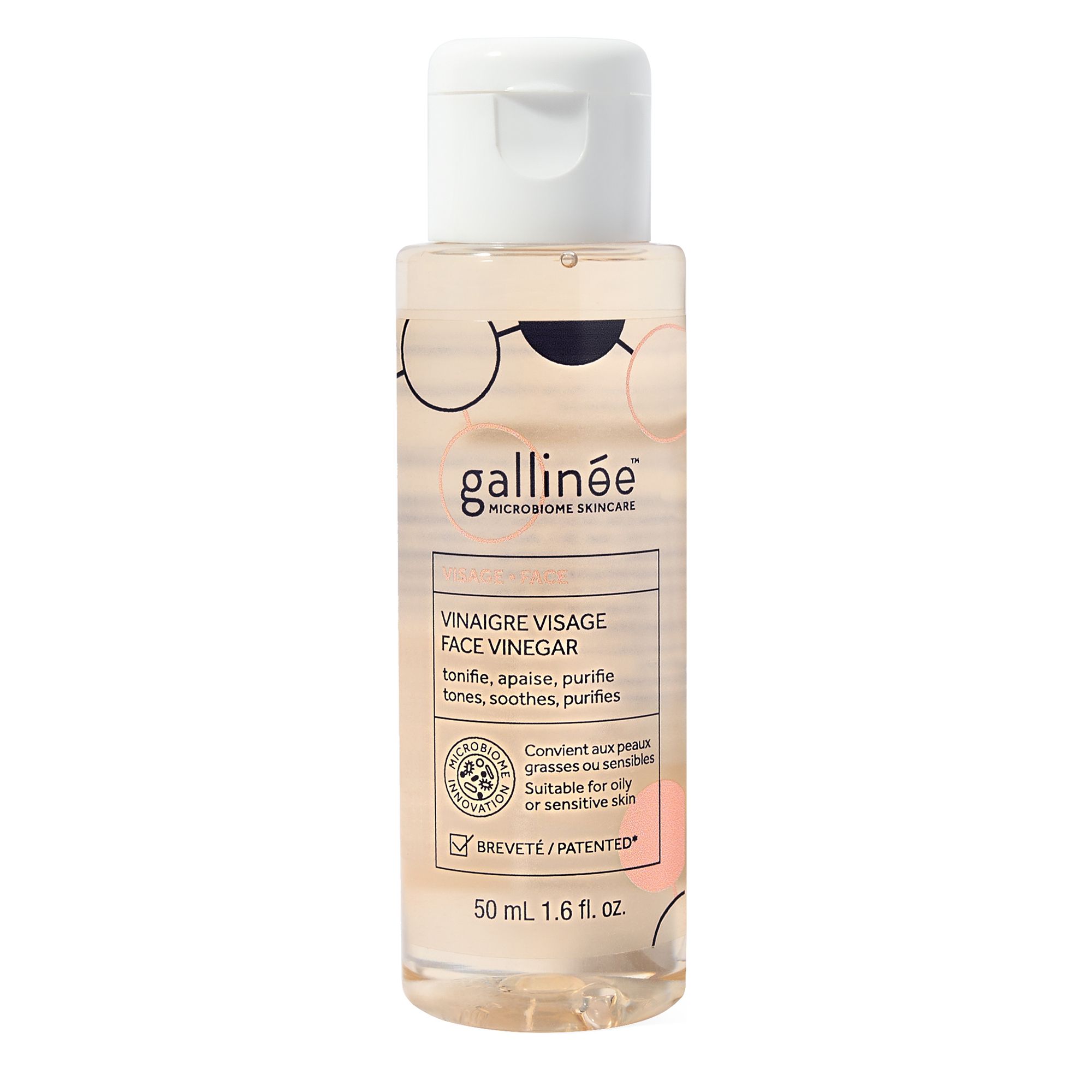 Gallinée Face Vinegar - Sanfte Lotion für einen strahlenden und gesunden Teint - für empfindliche Haut geeignet