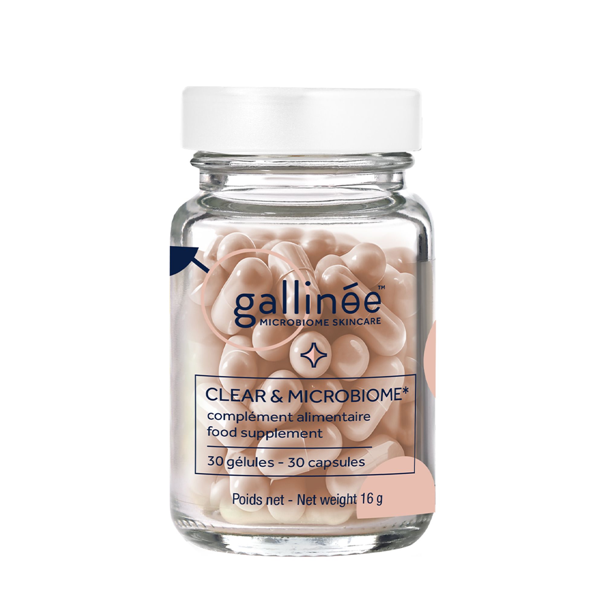 Gallinée Clear & Microbiome - Ein Supplement speziell für zu Akne neigender Haut