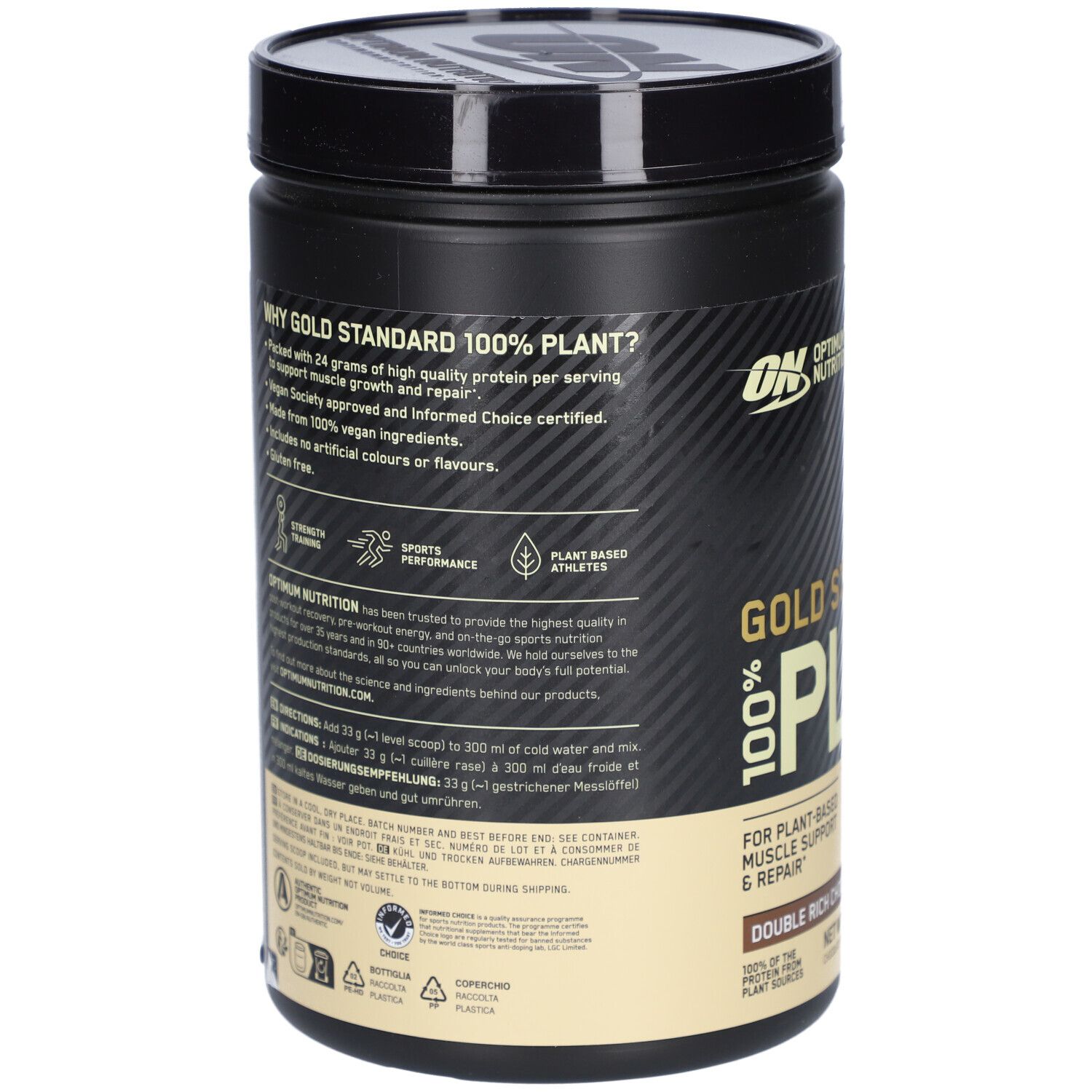 Optimum Nutrition 100% Gold Standard Plant 1.5Lb Chocolate 684 g Pulver