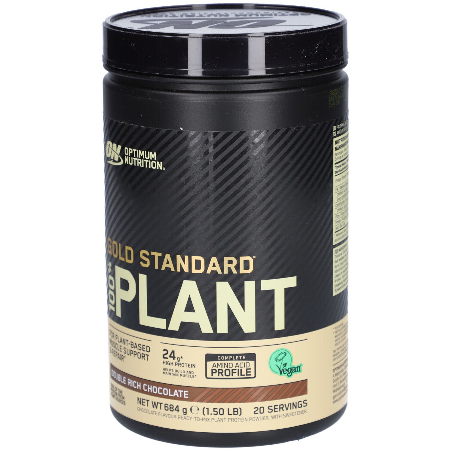 Gelb Standard 100% Plant Protein 684g Optimum Nutrition