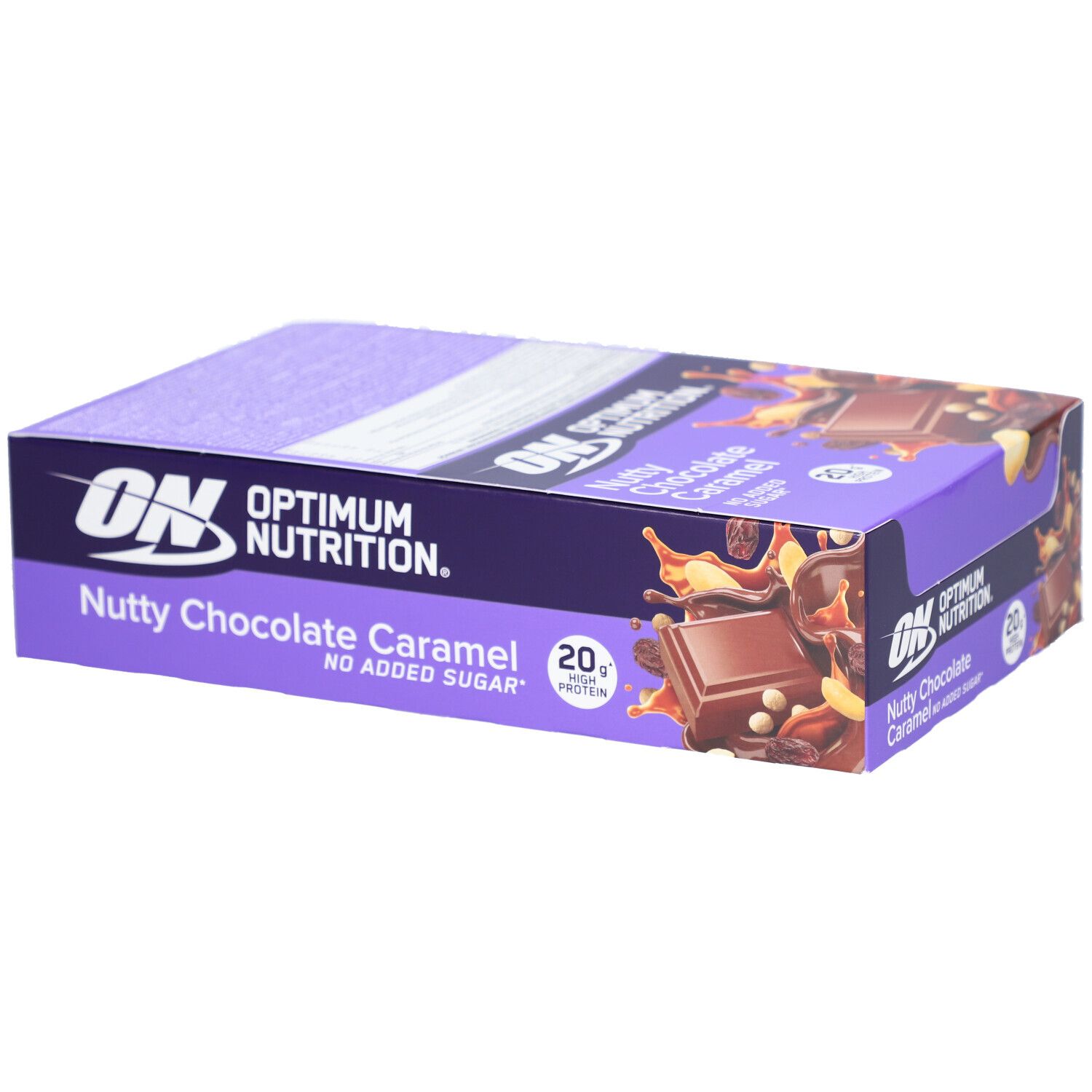 Optimum Nutrition Nutty Chocolate Caramel Bar 70G 10x70 g Riegel