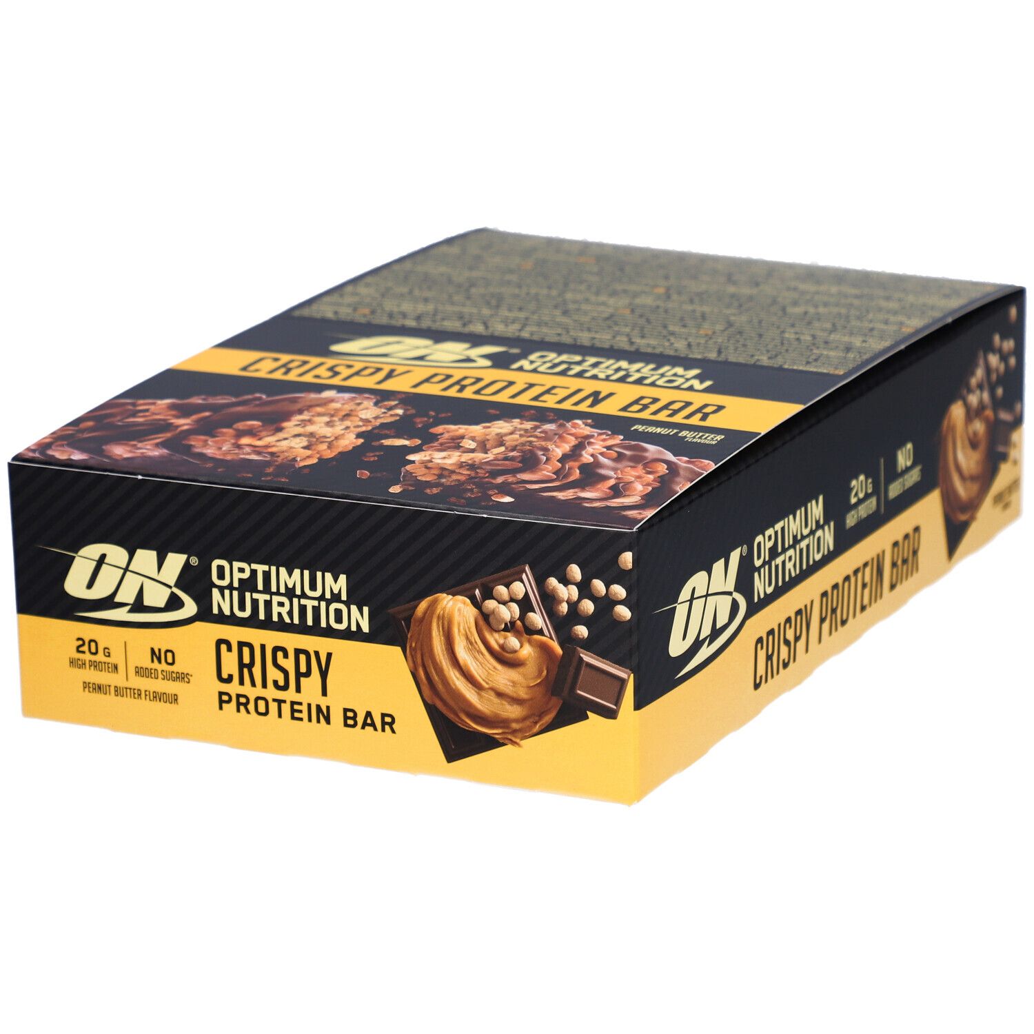 Optimum Nutrition Crispy Protein Bar Peanut Butter 10x65 G Shop Apotheke 1878