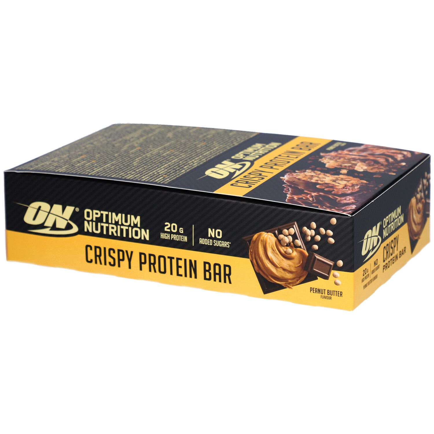 Optimum Nutrition Crispy Protein Bar 65G Peanut Butter 10x65 g Riegel