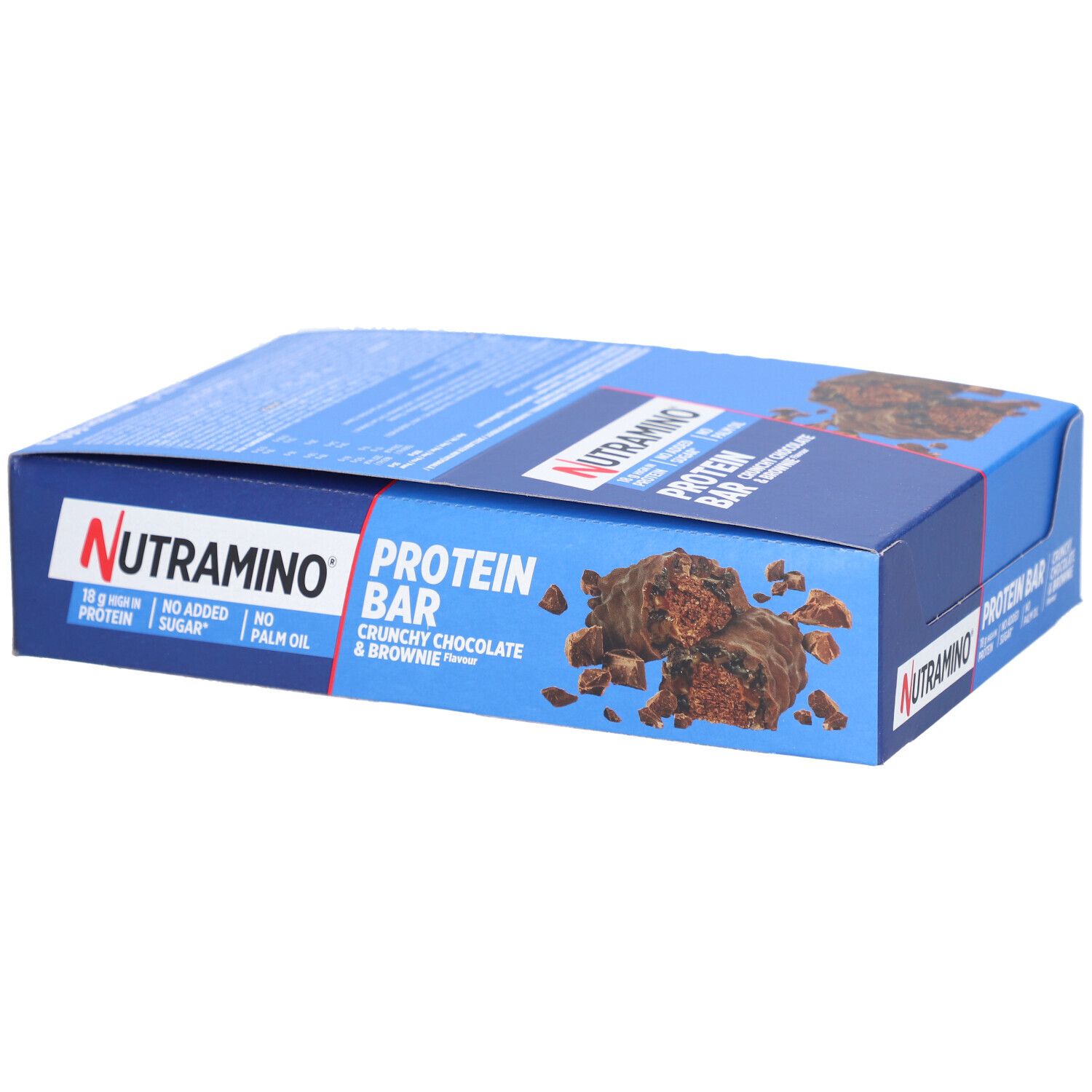 Nutramino Protein Bar 55G Crispy Chocolate Brownie 12x55 g Riegel