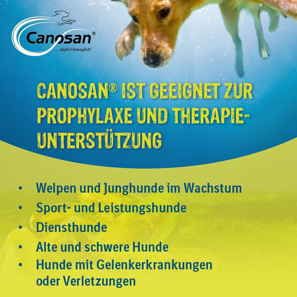 Canosan® Pellets für Gelenkgesundheit bei Hunden mit Grünlippmuschel-Extrakt Gonex®