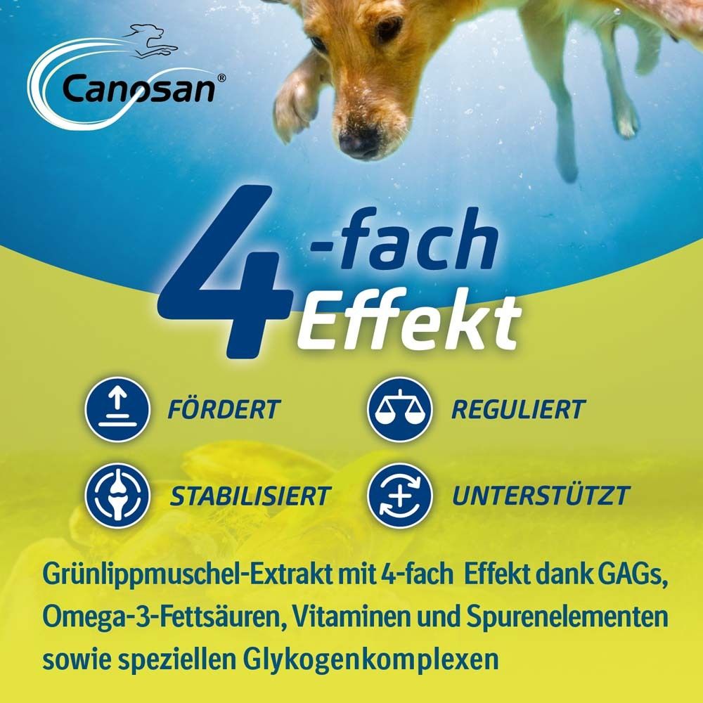 Canosan® Pellets für Gelenkgesundheit bei Hunden mit Grünlippmuschel-Extrakt Gonex®